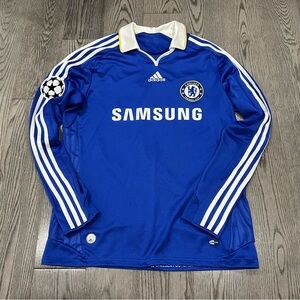 Chelsea Home Jersey Champions League 2008/2009 Longsleeves DROGBA #11